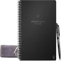 Rocketbook Fusion Smart Reusable Notebook, Executive Size, Black