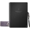 Rocketbook Fusion Smart Reusable Notebook, Executive Size, Black