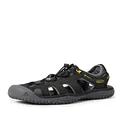 KEEN Mens SOLR High Performance Sport Closed-Toe Water Sandal Shoe, Black/Gold, 10