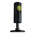 Razer Seiren Emote Streaming Microphone: 8-bit Emoticon LED Display, Stream Reactive Emoticons, Hypercardioid Condenser Mic, Built-in Shock Mount, Height & Angle Adjustable Stand, Classic Black