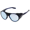 Oakley Men's Oo9440 Clifden Round Sunglasses, Matte Translucent Blue/Prizm Deep Water Polarized, 54 mm