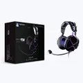Victrix Pro AF Passive Wired Gaming Headset with Cooling Mechanism: Black/Purple - PS5/PS4