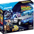 PLAYMOBIL Back to the Future DeLorean Playset, 64 Pieces