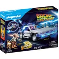 PLAYMOBIL Back to the Future DeLorean Playset, 64 Pieces
