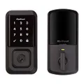 Kwikset Halo Touchscreen Wi-Fi Smart Door Lock, Keyless Entry Electronic Deadbolt Door Lock, No Hub Required App Remote Control, With SmartKey Re-Key Security, Matte Black