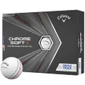 Callaway 2020 Chrome Soft X Golf Balls (Triple Track White)