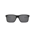 Oakley Men's Oo9460 Portal X Rectangular Sunglasses, Polished Black/Prizm Black Polarized, 59 mm