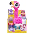 Little Live Pets Gotta Go Flamingo | Interactive Plush Toy That Eats, Sings, Wiggles, Poops and Talks (Batteries Included) | Reusable Food. Ages 4+,Multicolor,26222