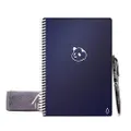 Rocketbook Panda Planner - Reusable Academic Daily, Weekly, Monthly, Planner with 1 Pilot Frixion Pen & 1 Microfiber Cloth Included - Dark Blue Cover, Letter Size (8.5" x 11"),Large