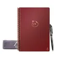 Rocketbook Panda Planner - Reusable Academic Daily, Weekly, Monthly, Planner with 1 Pilot Frixion Pen & 1 Microfiber Cloth Included - Scarlet Cover, Executive Size (6" x 8.8"),Scarlet Sky,Medium