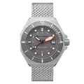 Spinnaker Mens 44mm Dumas Automatic Graphite Grey 3 Hands Watch with Solid Stainless Steel Bracelet SP-5081-88, Graphite Grey, Automatic Watch