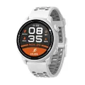 Coros PACE 2 Premium GPS Sport Watch with Nylon or Silicone Band, Heart Rate Monitor, 30h Full GPS Battery, Barometer, ANT+ & BLE Connections, Strava, Stryd & TrainingPeaks (White - Silicone Strap)
