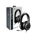 MSI Immerse GH61 Gaming Headset, Hi-Res Virtual 7.1 Surround Sound, Built-in ESS DAC & AMP, 3D Audio, Swappable Ear Cushions, 3.5mm Jack/USB, Carrying Case Included, PC/Mac/PS4/Xbox