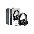 MSI Immerse GH61 Gaming Headset, Hi-Res Virtual 7.1 Surround Sound, Built-in ESS DAC & AMP, 3D Audio, Swappable Ear Cushions, 3.5mm Jack/USB, Carrying Case Included, PC/Mac/PS4/Xbox