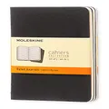 Moleskine Cahier Soft Cover Journal, Set of 3, Ruled, Pocket Size (3.5" x 5.5") Black - for Use as Journal, Sketchbook, Composition Notebook