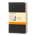 Moleskine Cahier Soft Cover Journal, Set of 3, Ruled, Pocket Size (3.5" x 5.5") Black - for Use as Journal, Sketchbook, Composition Notebook