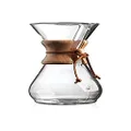 Chemex Classic Series Pour-over Glass Coffeemaker, 8-Cup, (CM-8A)