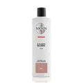 Nioxin System 3 Cleanser Shampoo, Color Treated Hair with Light Thinning, 16.9 Fl Oz