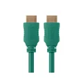 Monoprice High Speed HDMI Cable - 3 Feet - Green | 4K @ 24Hz, HDR, 18Gbps, YUV 4:4:4, 28AWG - Select Series