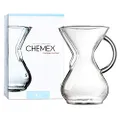 Chemex Glass Handle, Pour-over Coffeemaker, 6-Cup - Exclusive Packaging