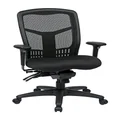 Office Star ProGrid Breathable Mesh High Back Manager's Office Chair with Adjustable Seat Height, Multi-Function Tilt Control and Seat Slider, Coal FreeFlex Fabric