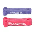Pilates, Rehabilitation, Pull-up Resistance& Assisted Pull-up Band Package #1, 2 Band Set (5-50 Lbs)