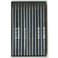 Koh-I-Noor Progresso Woodless Graphite Pencil Set, 6 Degrees, 2 Pencils Per Degree, 12 Pencils (FA8911.12)