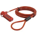 Sendt Red Notebook/Laptop Combination Lock Security Cable