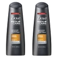 Dove Men+Care Thick and Strong Fortifying 2in1 Shampoo and Conditioner 12 FL OZ - Pack of 2