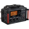 TASCAM 4-Channel Portable Audio Recorder for DSLR Filmmakers, Black (DR-60DmkII)