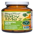 MegaFood Baby & Me 2 Prenatal Multi - Prenatal Vitamins for Mom & Developing Baby - Dr Formulated with Essential Nutrients like Folic Acid, Choline, Biotin, and More - Non-GMO - 60 Tabs (30 Servings)