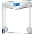 Etekcity Digital Body Weight Bathroom Scale with Body Tape Measure, 8mm Tempered Glass, 400 Pounds