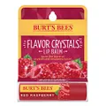 Burt's Bees Flavor Crystals 100% Natural Lip Balm, Red Raspberry with Beeswax & Fruit Extracts - 1 Tube,0.16 ounce