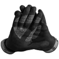 TaylorMade Rain Control Cadet Glove (Black/Gray, Medium), Black/Gray(Medium, Pair)