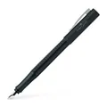 Faber-Castell DS140901 Grip 2011 Fountain Pen with Medium Nib, Black