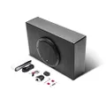 Rockford Fosgate P300-8P Punch 8" 300-Watt Amplified Subwoofer in Ported Enclosure - Slim Design for Tight Spaces - Black