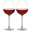 MICHLEY Unbreakable Red Wine Glasses 17 oz, Tritan Plastic Reusable Stemware for Indoor and Outdoor Use, Set of 2