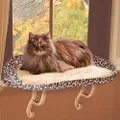 K&H Pet Products Kitty Sill Deluxe with Bolster Leopard 14" x 24"