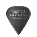 Ernie Ball Prodigy Guitar Picks, Sharp, Black 1.5mm, 6-pack (P09335)