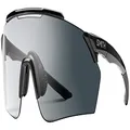 SMITH Ruckus Sunglasses – Shield Lens Performance Sports Sunglasses for Running, Biking, MTB & More – For Men & Women – Matte Black + Photochromic Grey to Clear Lens