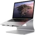 Bestand Laptop Stand, Aluminum Cooling Computer Stand & Holder for MacBook Air/Pro, Notebooks, Sliver (Patented)