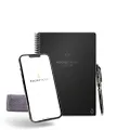 Rocketbook Fusion Smart Reusable Notebook, Letter Size, Black