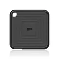 Silicone Power SP960GBPSDPC60CK External SSD, 960GB, USB 3.2, Gen2, Type-C PS4, Compatible with Mac, Windows, Compact, Shockproof, PC60