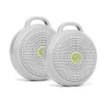 Yogasleep Hushh Portable White Noise Machine for Baby, 3 Soothing, Natural Sounds with Volume Control, Compact for On-The-Go Use & Travel, USB Rechargeable, Baby-Safe Clip & Child Lock, Grey, 2 Count