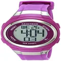 Armitron Sport Women's Digital Chronograph Resin Strap Watch, 45/7034, Purple, 45/7034PRP