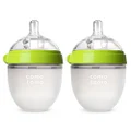 Comotomo Baby Bottle, Green, 5oz, (Pack of 2)