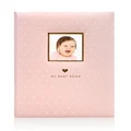 Pearhead Sweet Welcome Babybook, Pink