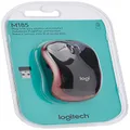 Logitech 910-002240 M185 Wireless Mouse, Red