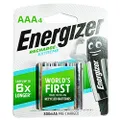 Energizer Recharge Extreme NH12ERP4 AAA (Packaging may vary), 4ct, Multicolor, NH12EBP4