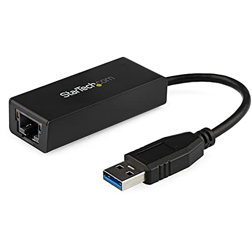 StarTech USB 3.0 to Gigabit Ethernet NIC Network Adapter - USB to RJ45 for 10/100/1000 Network